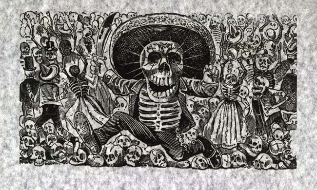 Calavera Oaxaquena, Jos&eacute; Guadalupe Posada, circa 1903.