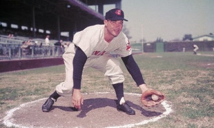 Alfonso "Chico" Carrasquel el 1 de marzo de 1956. 