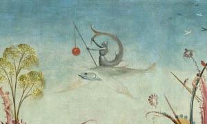 Detalle de &quot;El jardín de las delicias&quot;, la obra más conocida del pintor holandés Hieronymus Bosch (El Bosco).