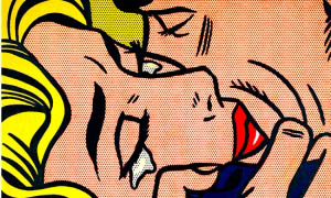 Beso V. Roy Lichtenstein. 1964.