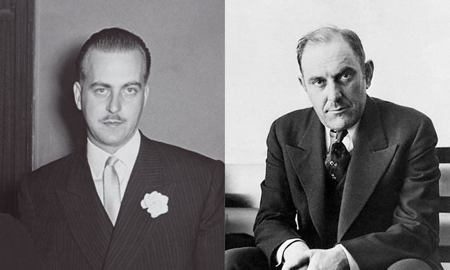 Arthur Furguson (I) y Victor Lustig (D).