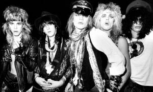 Guns N&#039; Roses circa 1984.