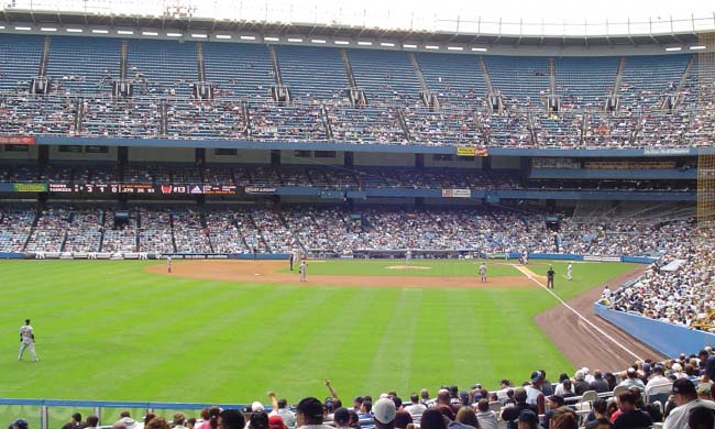 Yankees vs. Detroit 30-08-2006. Los Yankees ganaron 2-0.