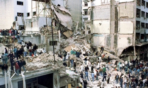 Foto de archivo del atentado en Buenos en 1994.