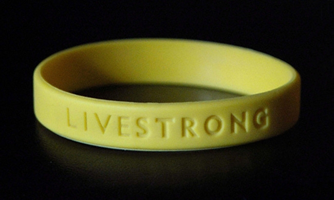 Pulsera "Livestrong".