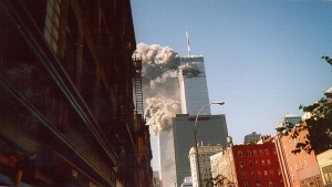 Caida de las Torres Gemelas el 11 de septiembre del 2001.