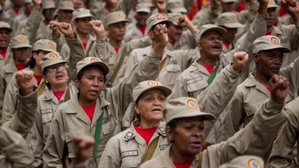 Soldados venezolanos listos para dar los pocos años que les quedan de vida por la patria