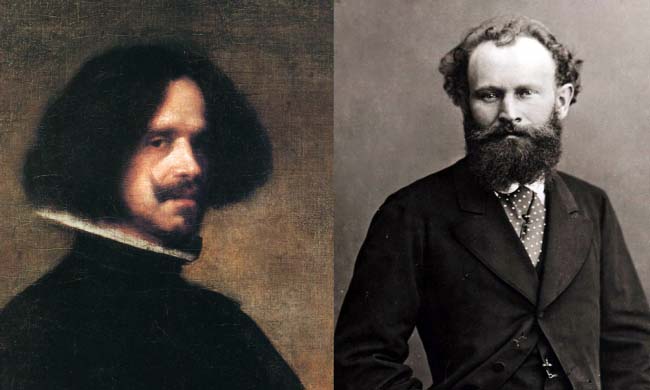 Édouard Manet y Diego Velázquez.