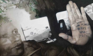 Mordechai Vanunu reveló su historia a la prensa desde un carro policial escribiéndose en la mano &quot;Vanunu M fue secuestrado en Roma. ITL. 30.9.86, 21:00. Vine a Roma en el vuelo BA504&quot;.